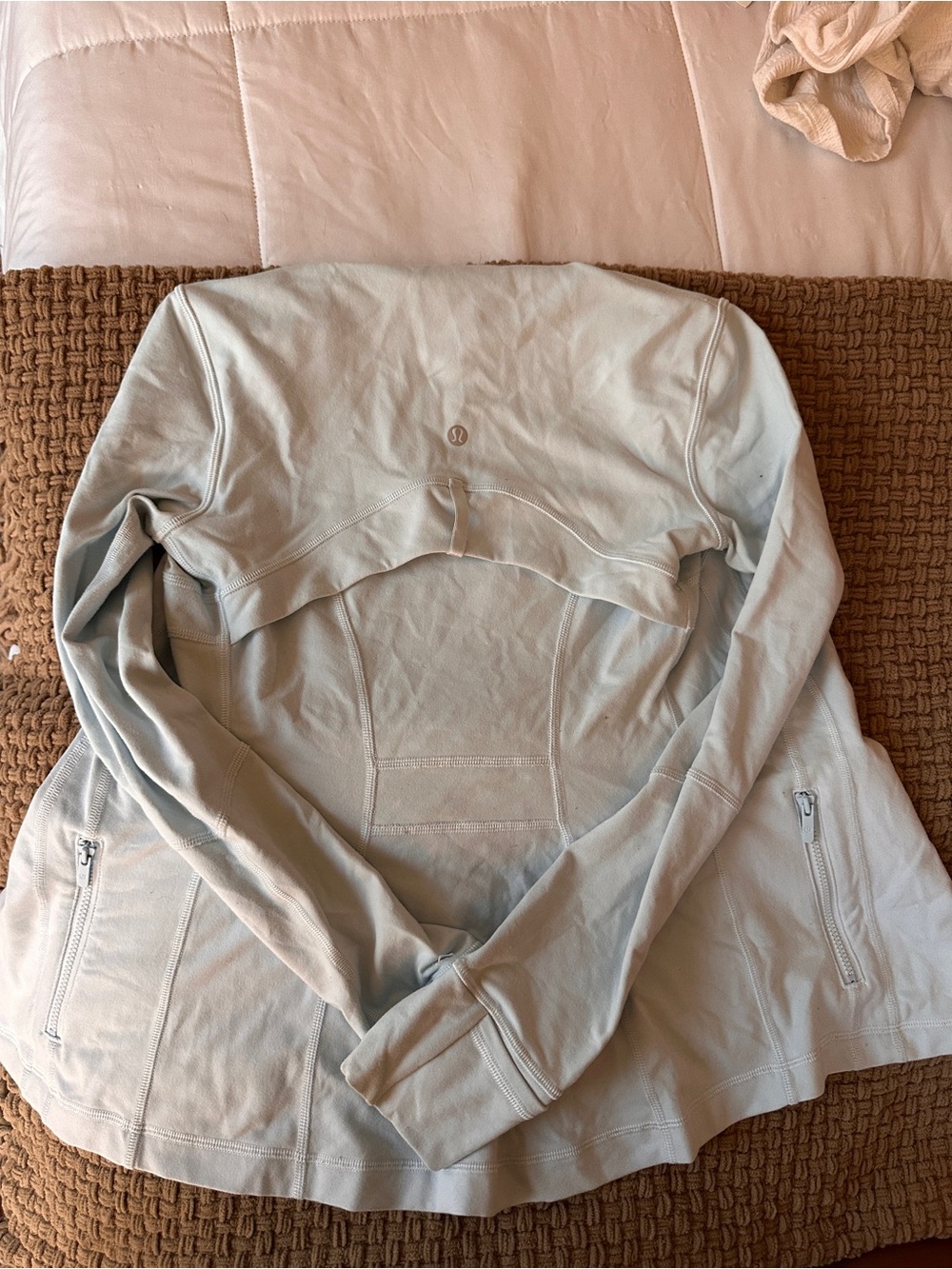 lululemon define jacket pale blue